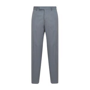 Fendi Men Clay Wool Gabardine Trousers